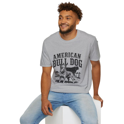 American Bulldog T-Shirt — Vintage Graphic Pet Tee