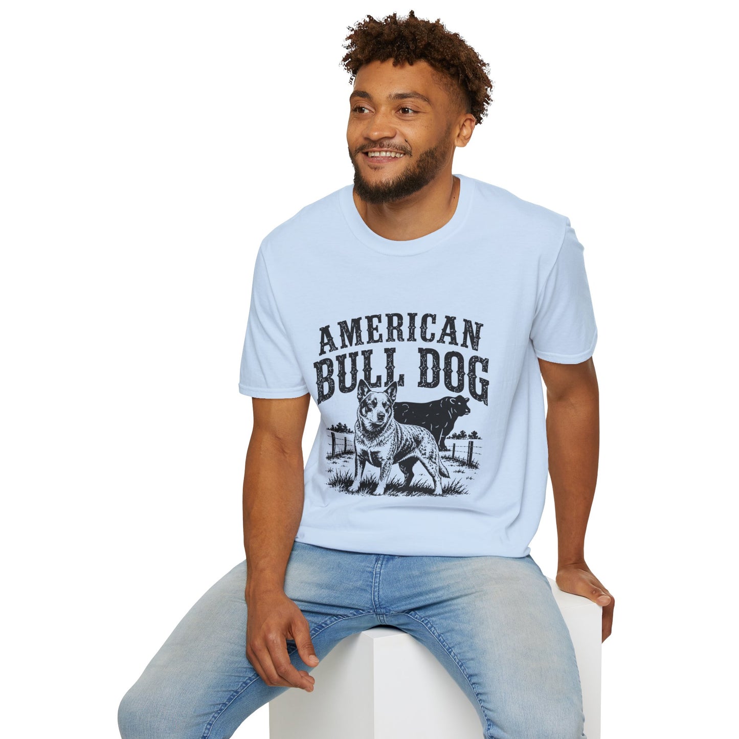 American Bulldog T-Shirt — Vintage Graphic Pet Tee