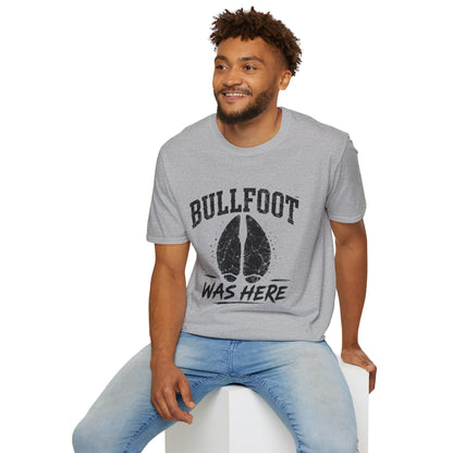 Bullfoot Was Here T-Shirt — Vintage Hoof Print Graphic Tee