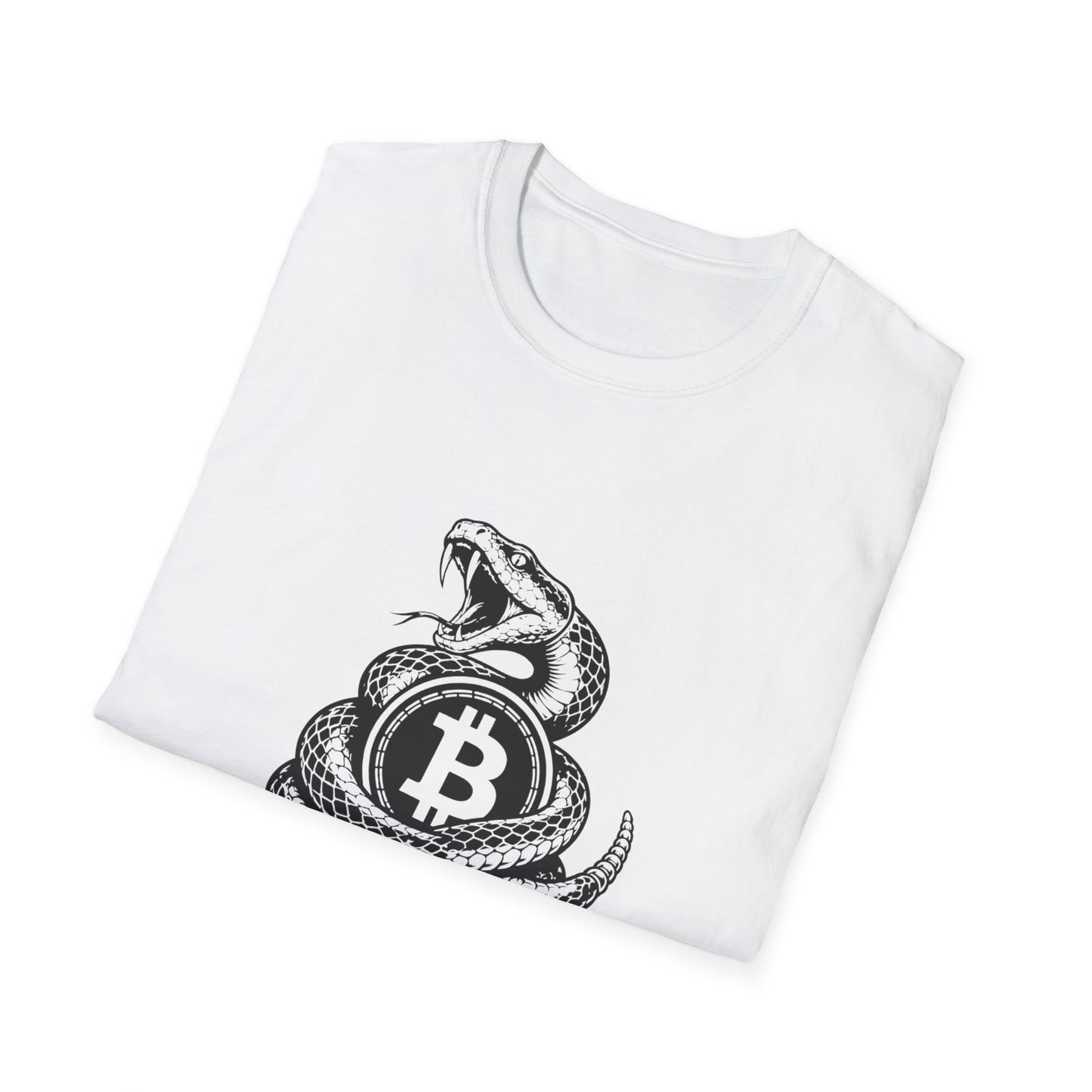 Bitcoin Snake T-Shirt — “Don't Tread on Bitcoin” Crypto Freedom Tee