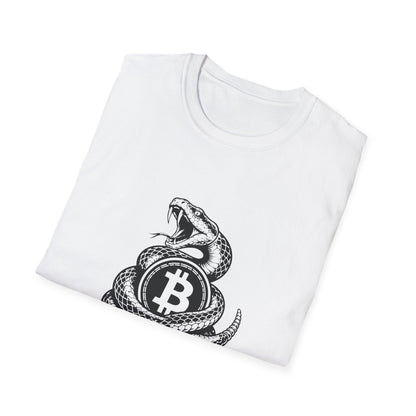 Bitcoin Snake T-Shirt — “Don't Tread on Bitcoin” Crypto Freedom Tee