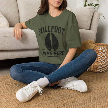 Bullfoot Was Here T-Shirt — Vintage Hoof Print Graphic Tee