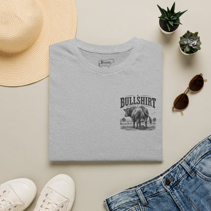 BULLSHIRT Vintage Bull Illustration T-Shirt | Rustic Rodeo Graphic Tee
