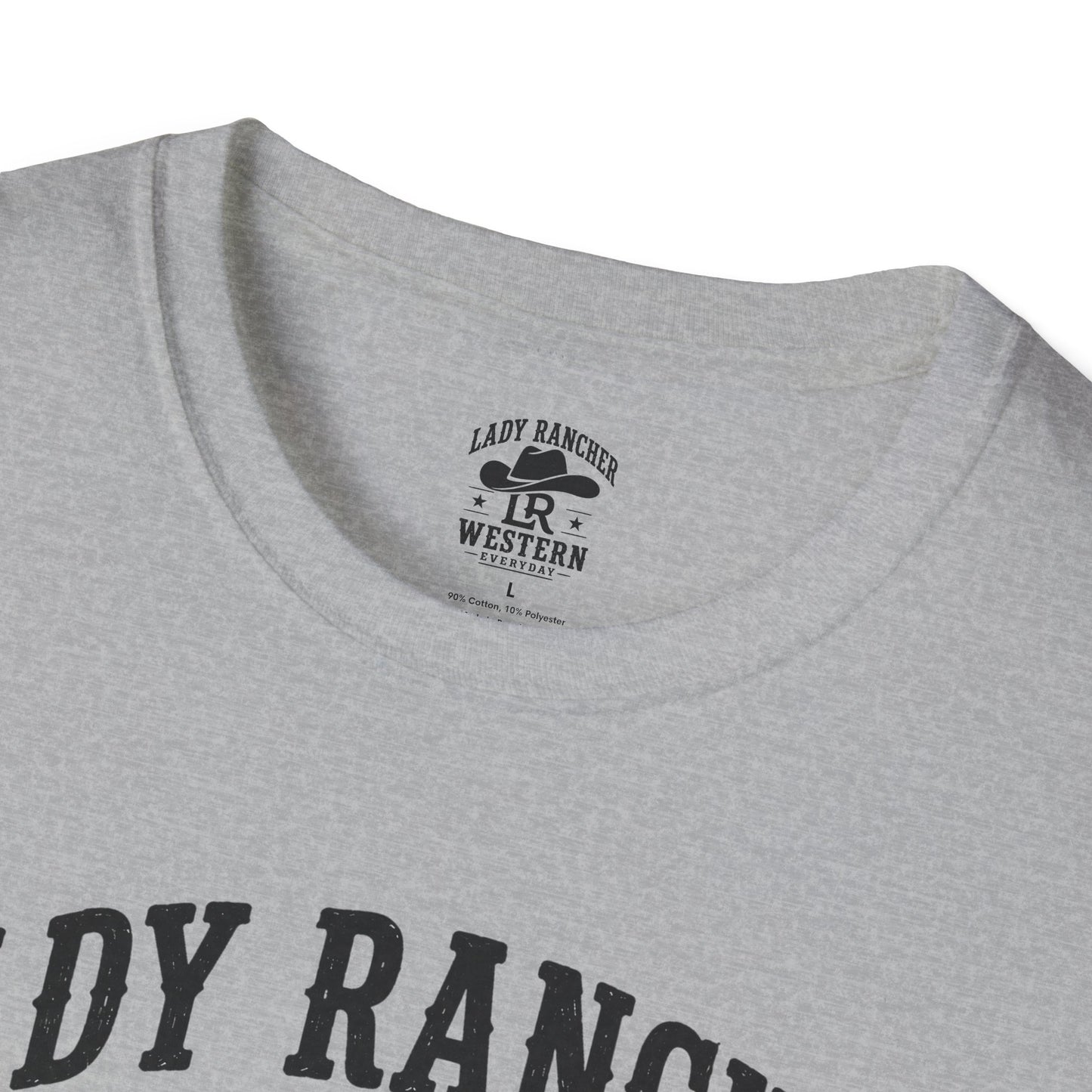 Lady Rancher logo cowboy hat T-Shirt | Western Everyday