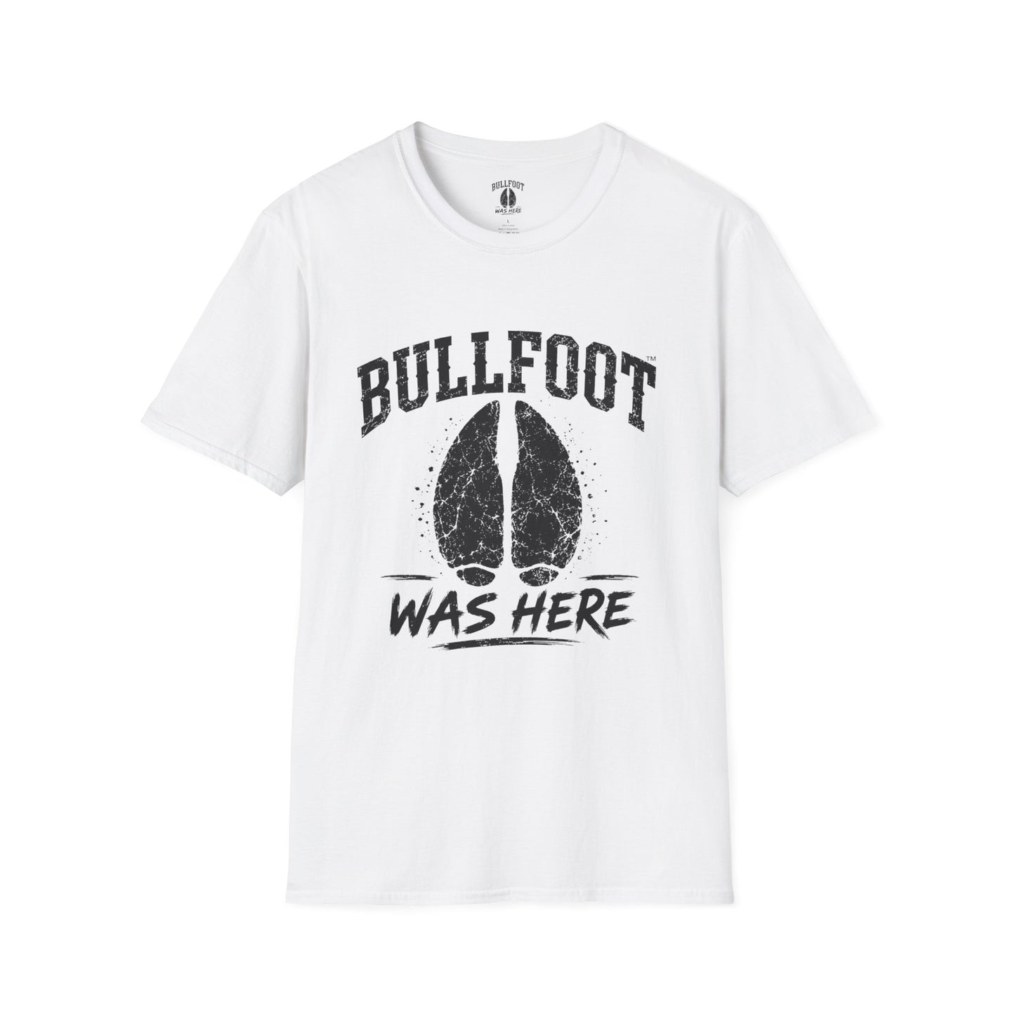 Bullfoot Was Here T-Shirt — Vintage Hoof Print Graphic Tee