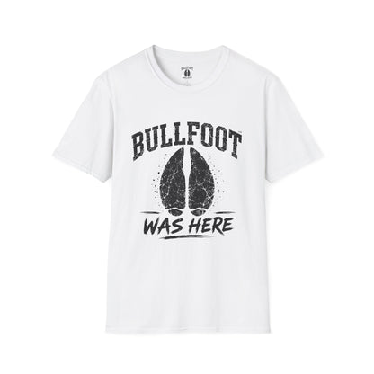 Bullfoot Was Here T-Shirt — Vintage Hoof Print Graphic Tee