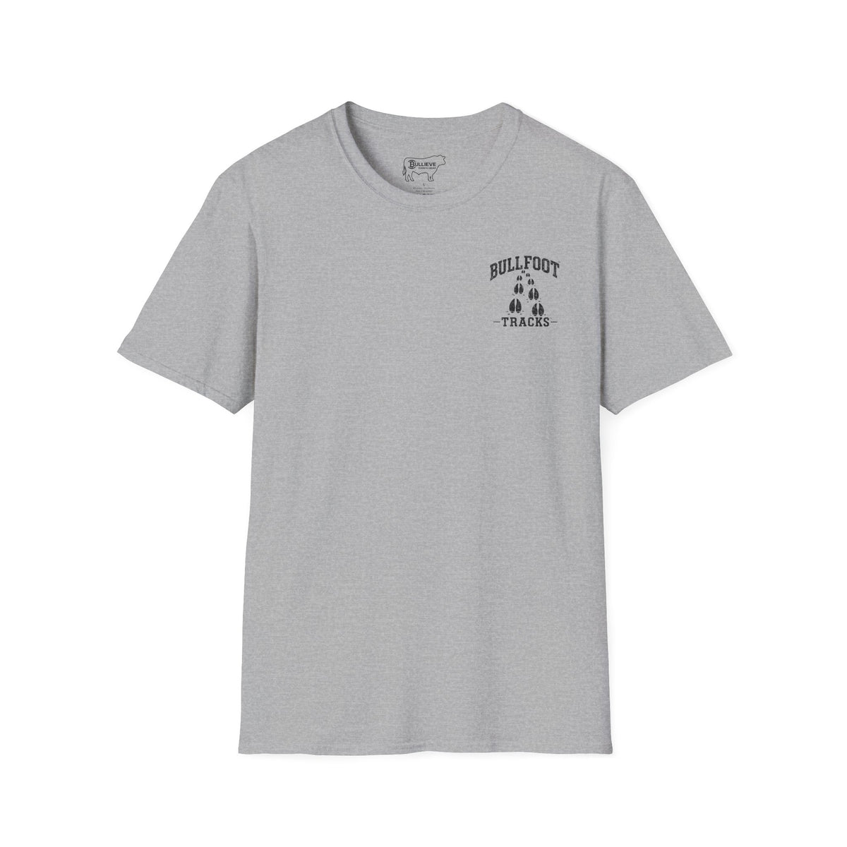 Bullfoot Tracks T-Shirt — Vintage Pawprint Graphic Tee
