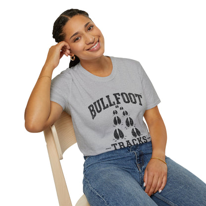 Bullfoot Tracks T-Shirt — Vintage Pawprint Graphic Tee