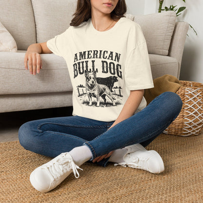 American Bulldog T-Shirt — Vintage Graphic Pet Tee