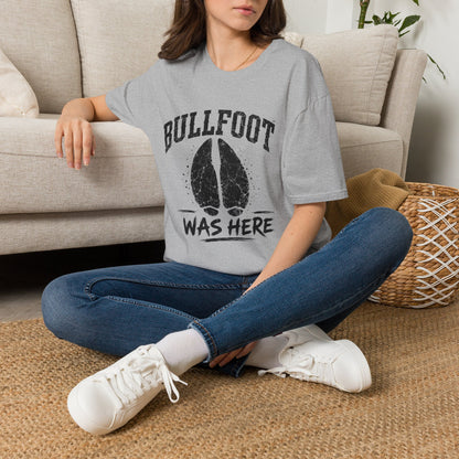 Bullfoot Was Here T-Shirt — Vintage Hoof Print Graphic Tee
