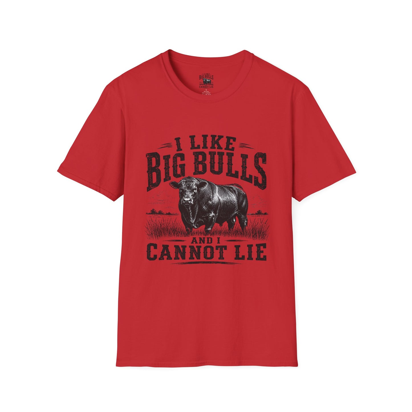 I Like Big Bulls T-Shirt — Funny Bull Graphic Tee (I Like Big Bulls and I Cannot Lie)
