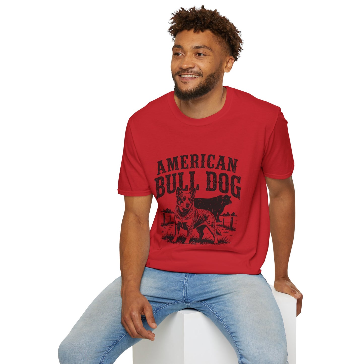 American Bulldog T-Shirt — Vintage Graphic Pet Tee
