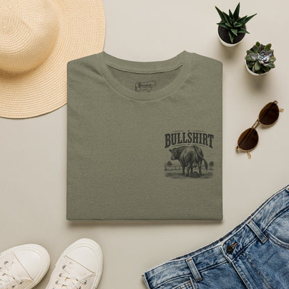 BULLSHIRT Vintage Bull Illustration T-Shirt | Rustic Rodeo Graphic Tee