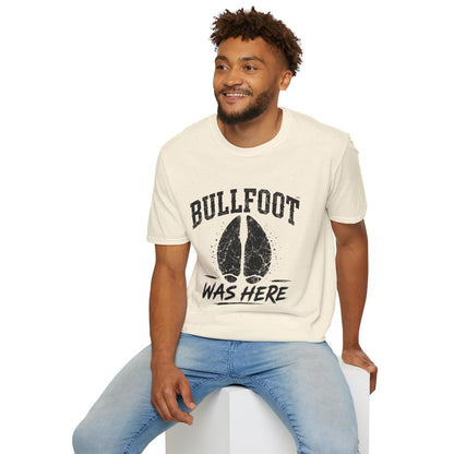 Bullfoot Was Here T-Shirt — Vintage Hoof Print Graphic Tee