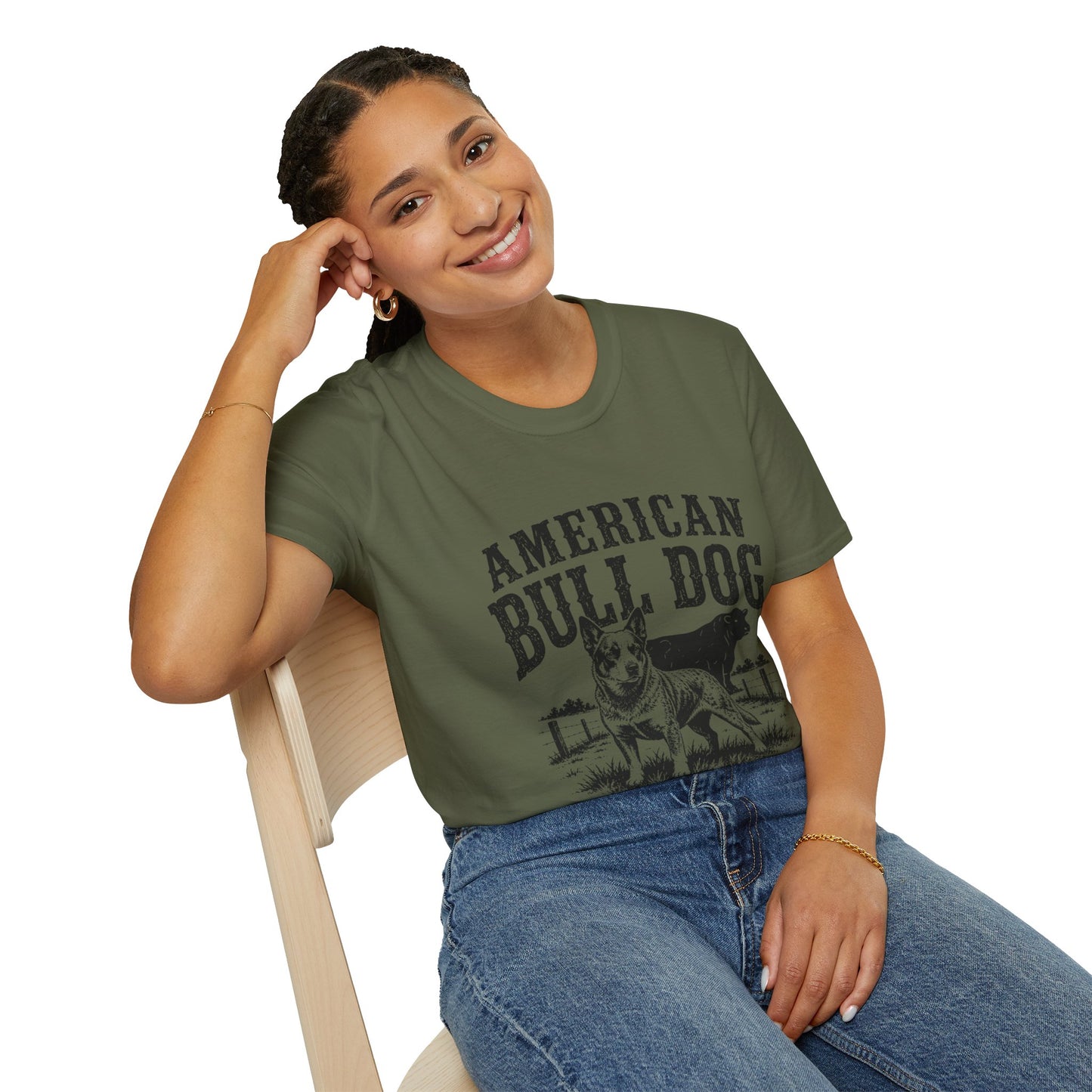 American Bulldog T-Shirt — Vintage Graphic Pet Tee