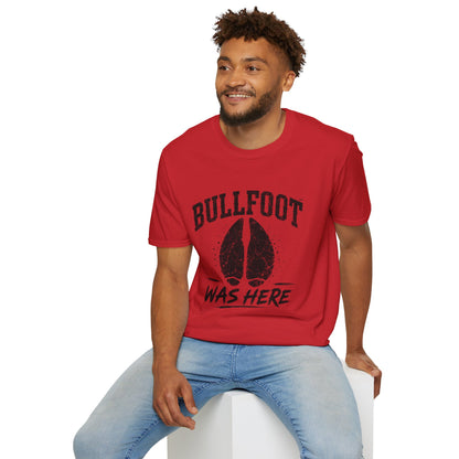 Bullfoot Was Here T-Shirt — Vintage Hoof Print Graphic Tee
