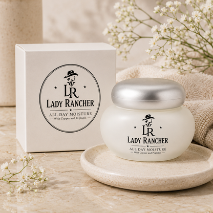 Lady Rancher All Day Moisture | Hydrating Face Cream with Copper & Biopeptide CL
