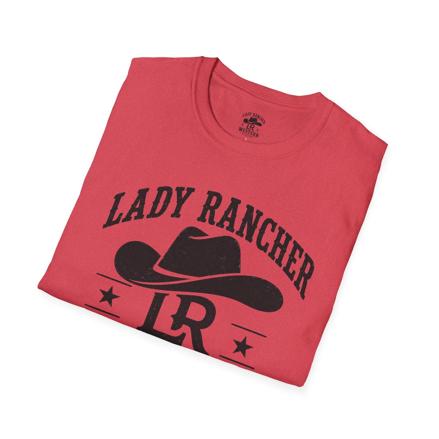 Lady Rancher logo cowboy hat T-Shirt | Western Everyday