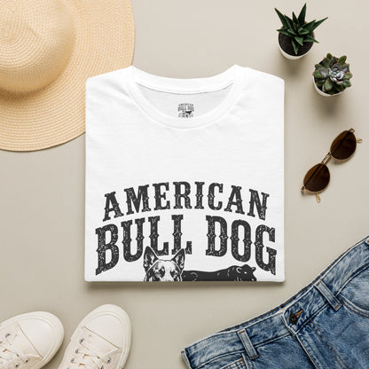 American Bulldog T-Shirt — Vintage Graphic Pet Tee