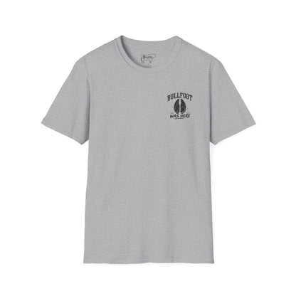 BULLFOOT Was Here Bullshirt – Hoof Print Front and Back Graphic Tee