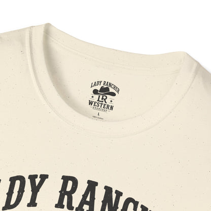 Lady Rancher logo cowboy hat T-Shirt | Western Everyday
