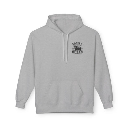Hoodie - 'Easily Distracted by Bulls' Ranch Animal Lover Pullover
