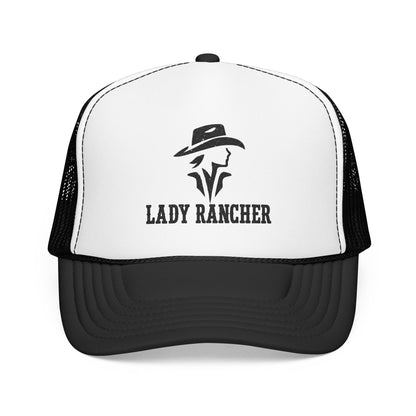 Lady Rancher Foam Trucker Hat | Western Cowgirl Logo