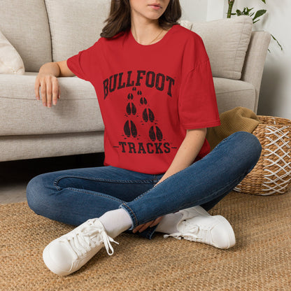 Bullfoot Tracks T-Shirt — Vintage Pawprint Graphic Tee