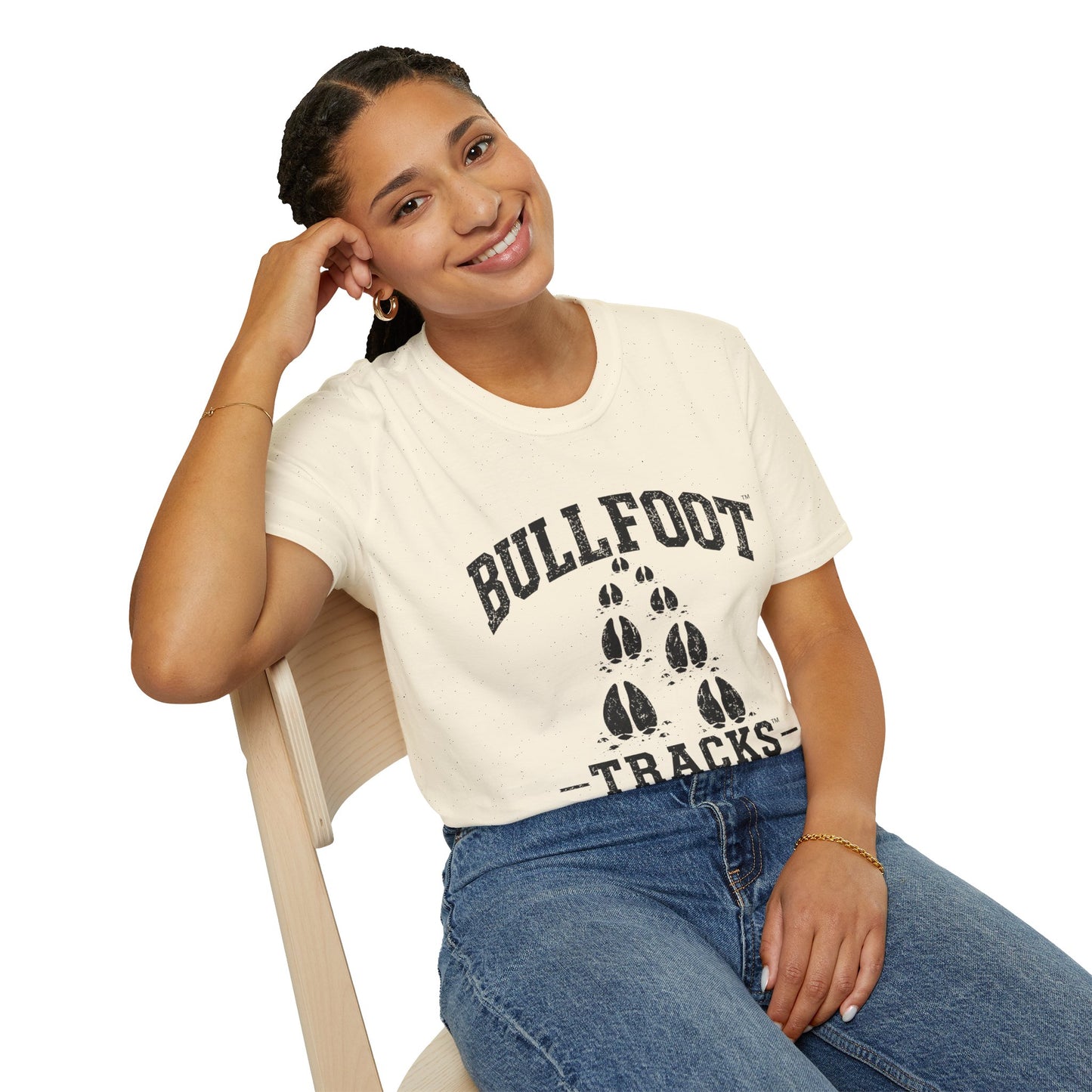 Bullfoot Tracks T-Shirt — Vintage Pawprint Graphic Tee