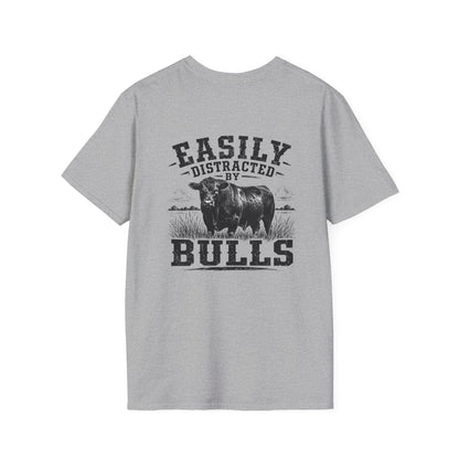 Easily Distracted by Bulls T-Shirt