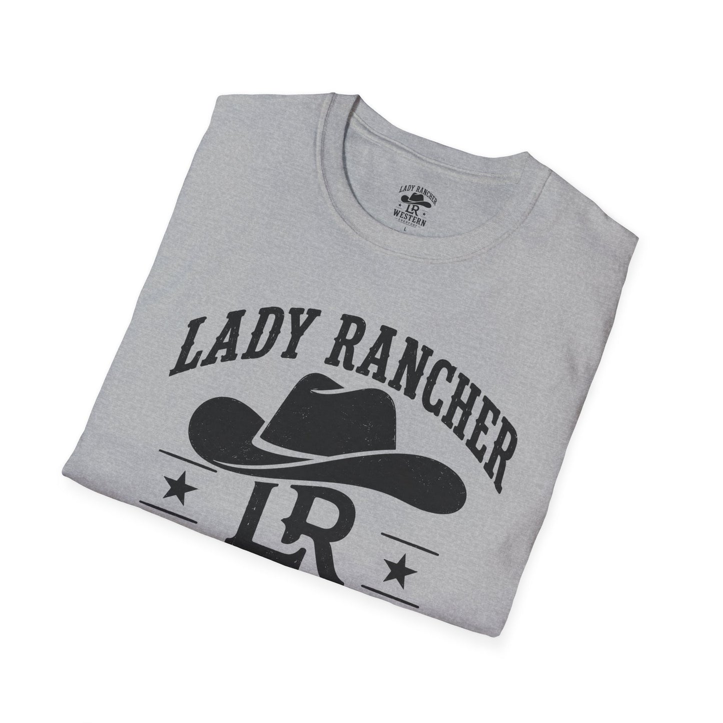 Lady Rancher logo cowboy hat T-Shirt | Western Everyday