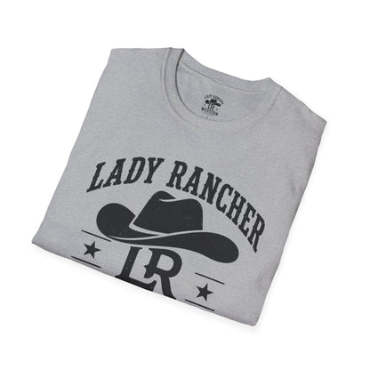 Lady Rancher logo cowboy hat T-Shirt | Western Everyday