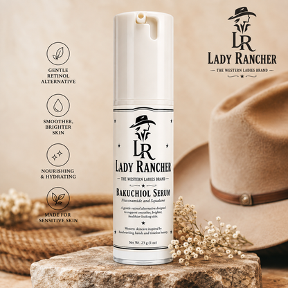 Lady Rancher Bakuchiol Serum | Gentle Retinol Alternative with Niacinamide & Squalane