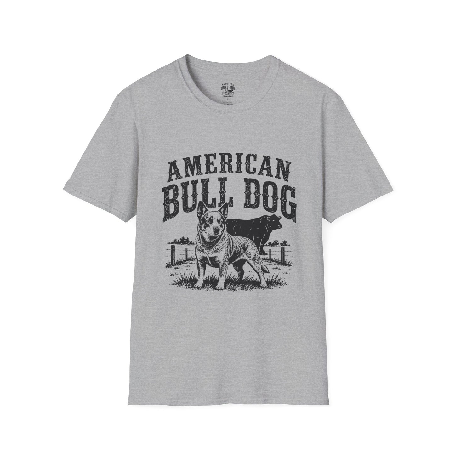 American Bulldog T-Shirt — Vintage Graphic Pet Tee