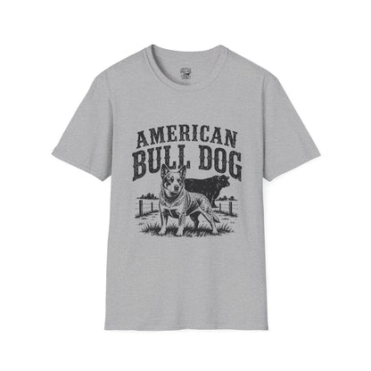 American Bulldog T-Shirt — Vintage Graphic Pet Tee
