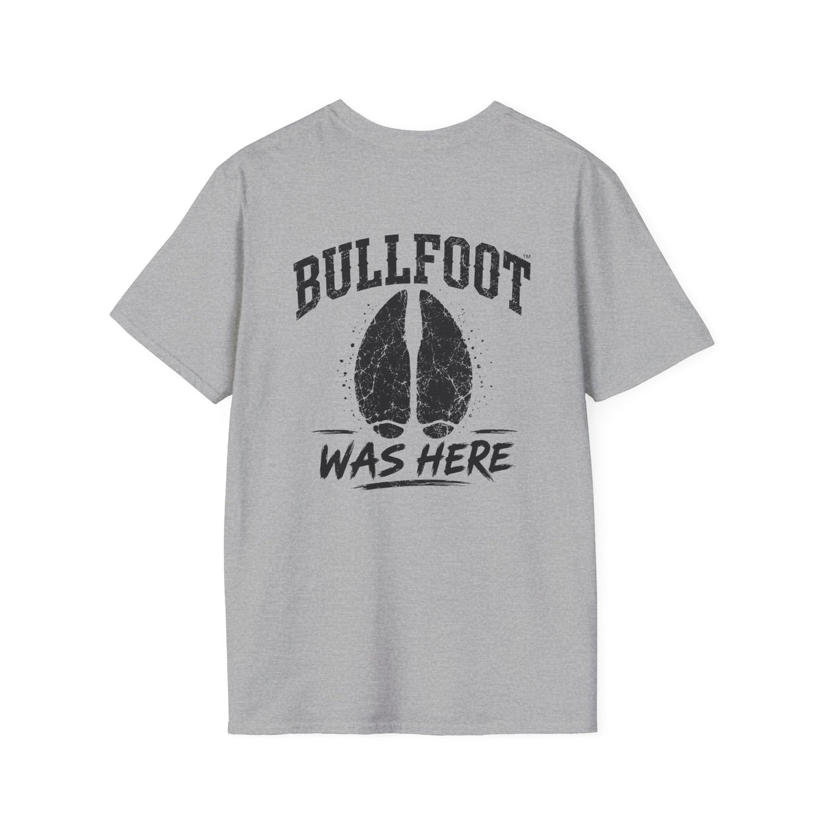 BULLFOOT Was Here Bullshirt – Hoof Print Front and Back Graphic Tee