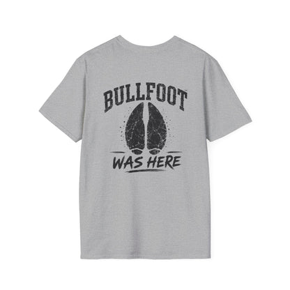 BULLFOOT Was Here Bullshirt – Hoof Print Front and Back Graphic Tee