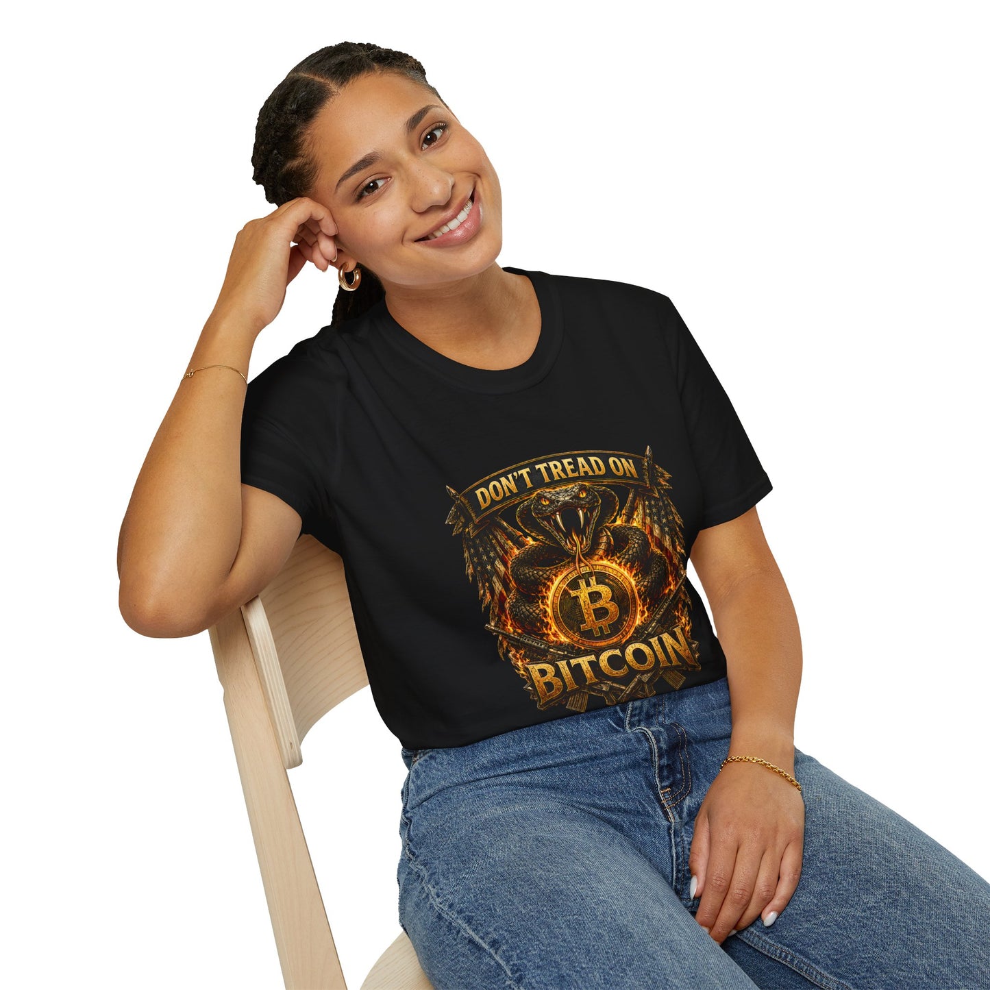 Bitcoin Don’t Tread On Me T-Shirt