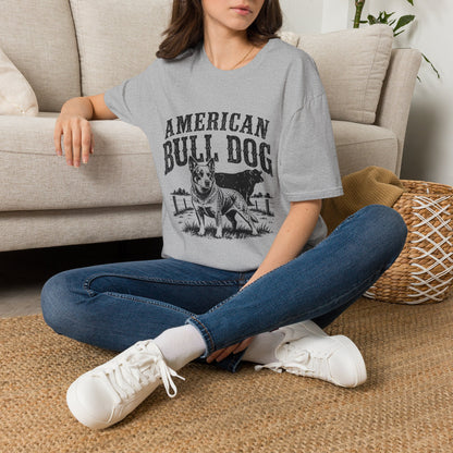 American Bulldog T-Shirt — Vintage Graphic Pet Tee