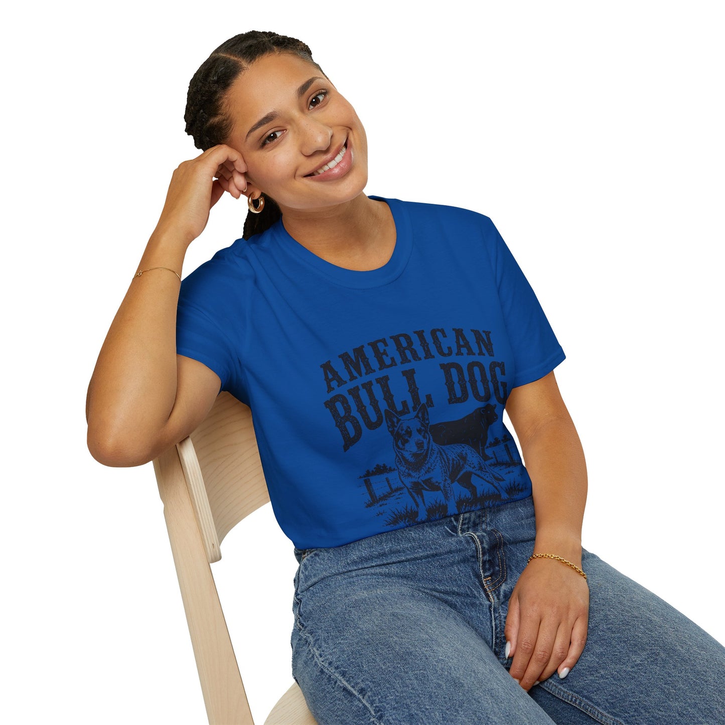 American Bulldog T-Shirt — Vintage Graphic Pet Tee