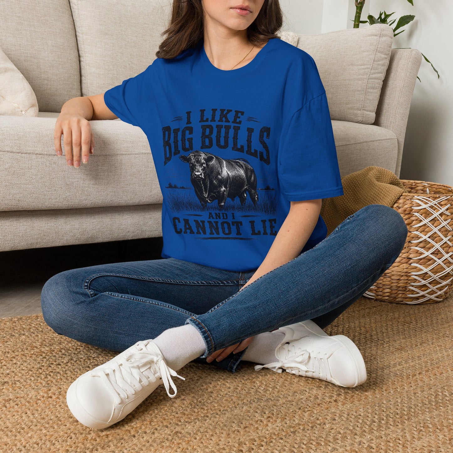 I Like Big Bulls T-Shirt — Funny Bull Graphic Tee (I Like Big Bulls and I Cannot Lie)