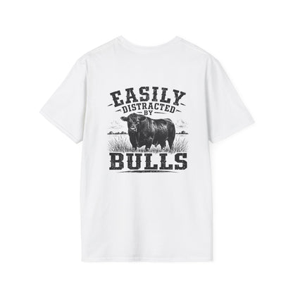 Easily Distracted by Bulls T-Shirt