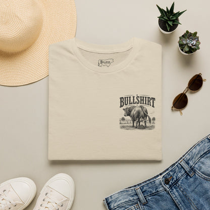 BULLSHIRT Vintage Bull Illustration T-Shirt | Rustic Rodeo Graphic Tee