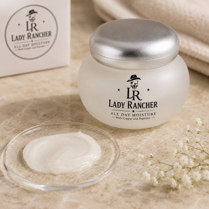 Lady Rancher All Day Moisture | Hydrating Face Cream with Copper & Biopeptide CL