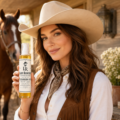 Lady Rancher Cleansing Oil | Olive Oil & Jojoba Makeup Remover Cleanser