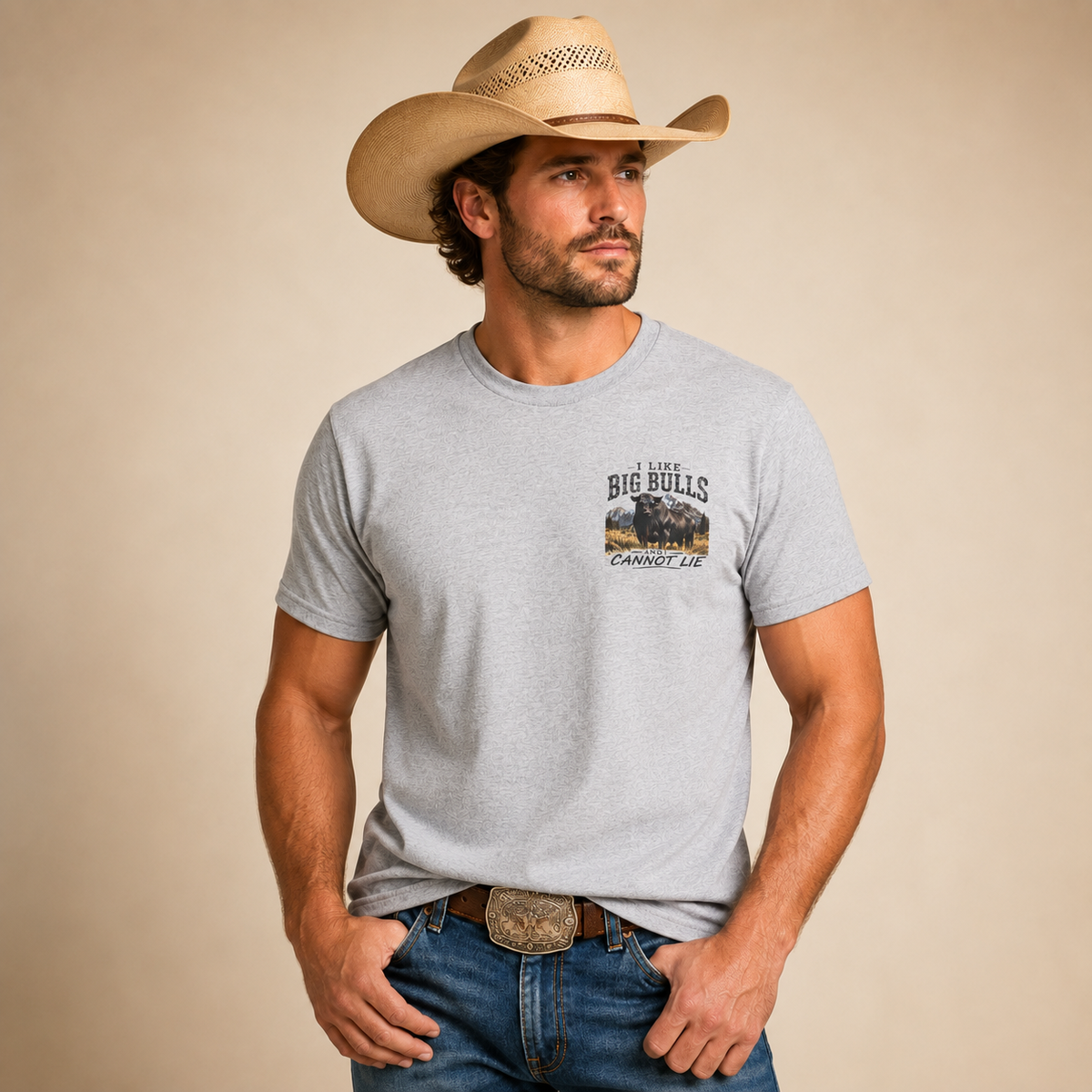 I Like Big Bulls and I Cannot Lie Bullshirt – Ranch Humor Graphic Tee