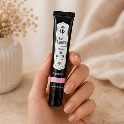 Lady Rancher™ Sweet Butter Lip Butter | Hydrating Vegan Lip Butter with Soft Nude Tint
