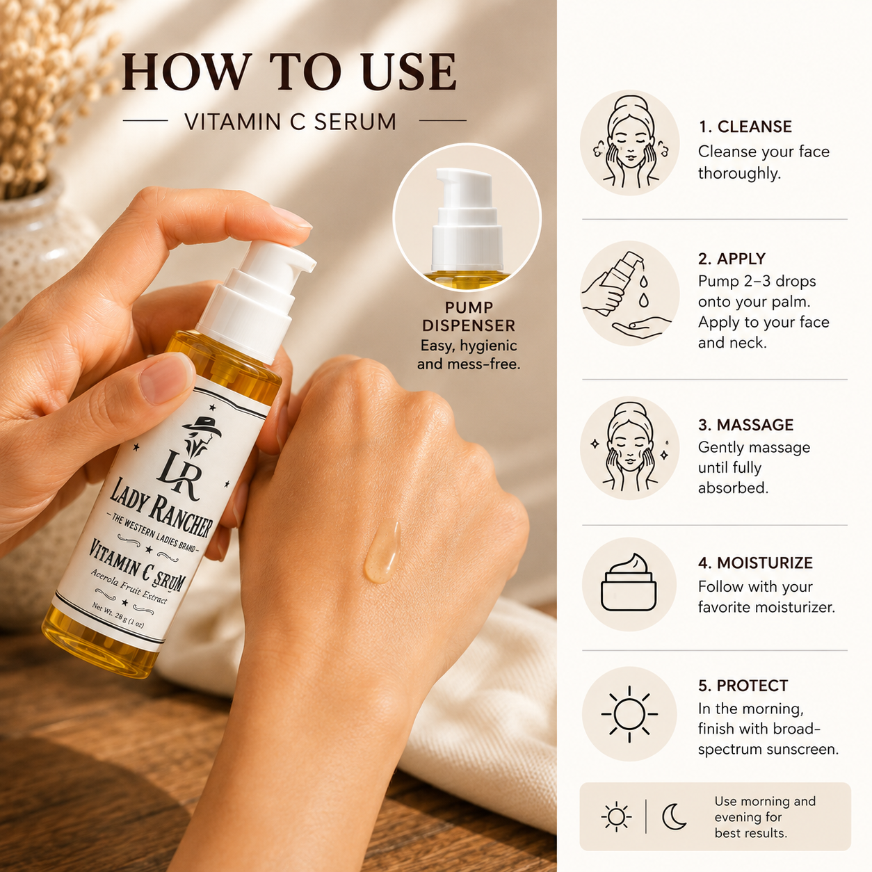 Lady Rancher Cleansing Oil | Olive Oil & Jojoba Makeup Remover Cleanser