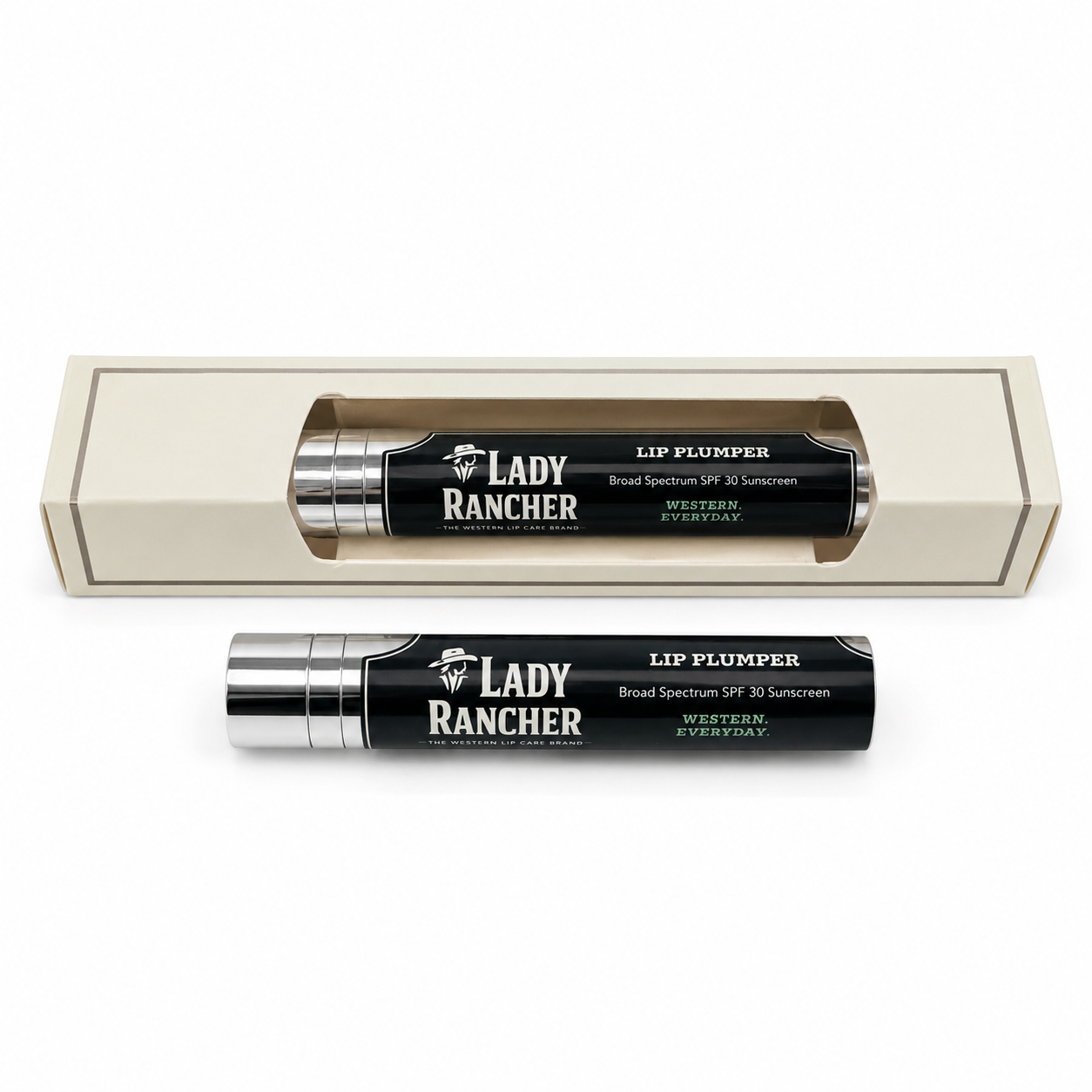 Lady Rancher Lip Plumper SPF 30 – Hydrating Broad Spectrum Lip Treatment