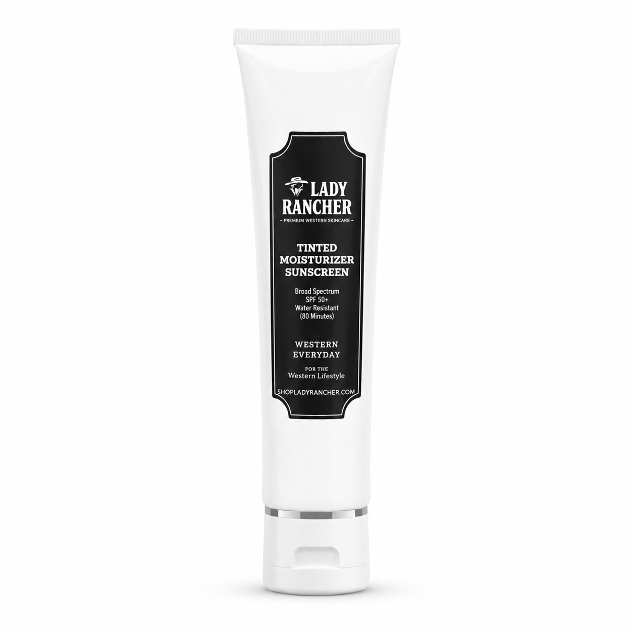 Lady Rancher Tinted Moisturizer Sunscreen SPF 50 – Broad Spectrum Hydrating Face Protection